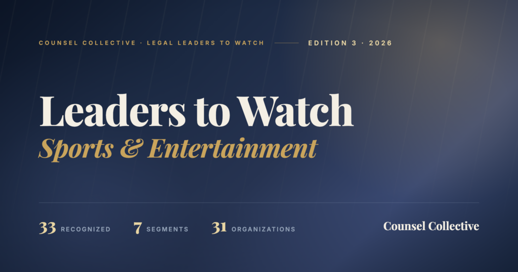 Leaders to Watch: Sports & Entertainment