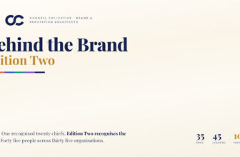 Behind the Brand, The Legal Edition 2026, Edition Two. Forty five people across thirty five organisations.