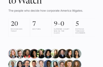 Litigation Leaders to Watch, Edition No 01 - the inaugural class of twenty in-house litigation leaders. Counsel Collective.