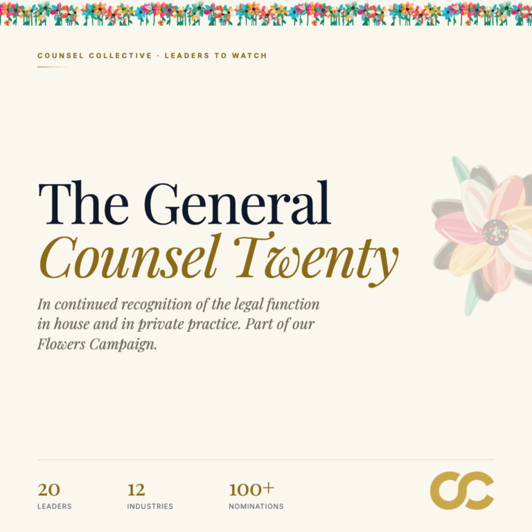 Leaders to Watch: The General Counsel Twenty