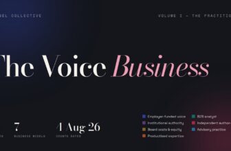 The Voice Business, Volume I: The Practitioners — 30 profiles, 7 business models — Counsel Collective