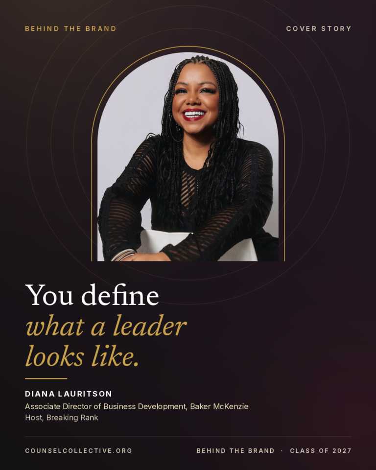Diana Lauritson cover card: You define what a leader looks like.