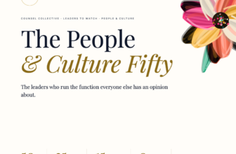 The People & Culture Fifty, Counsel Collective Leaders to Watch, Class of 2026