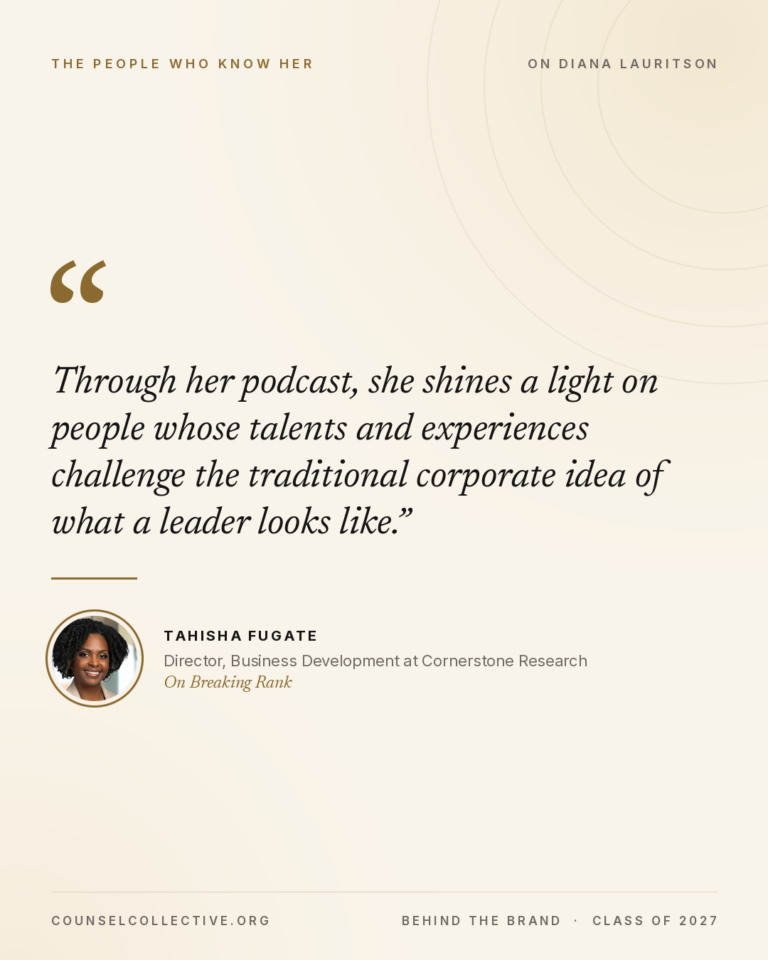 Tahisha Fugate on Diana Lauritson card