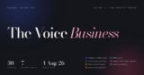 The Voice Business: Volume I, The Practitioners